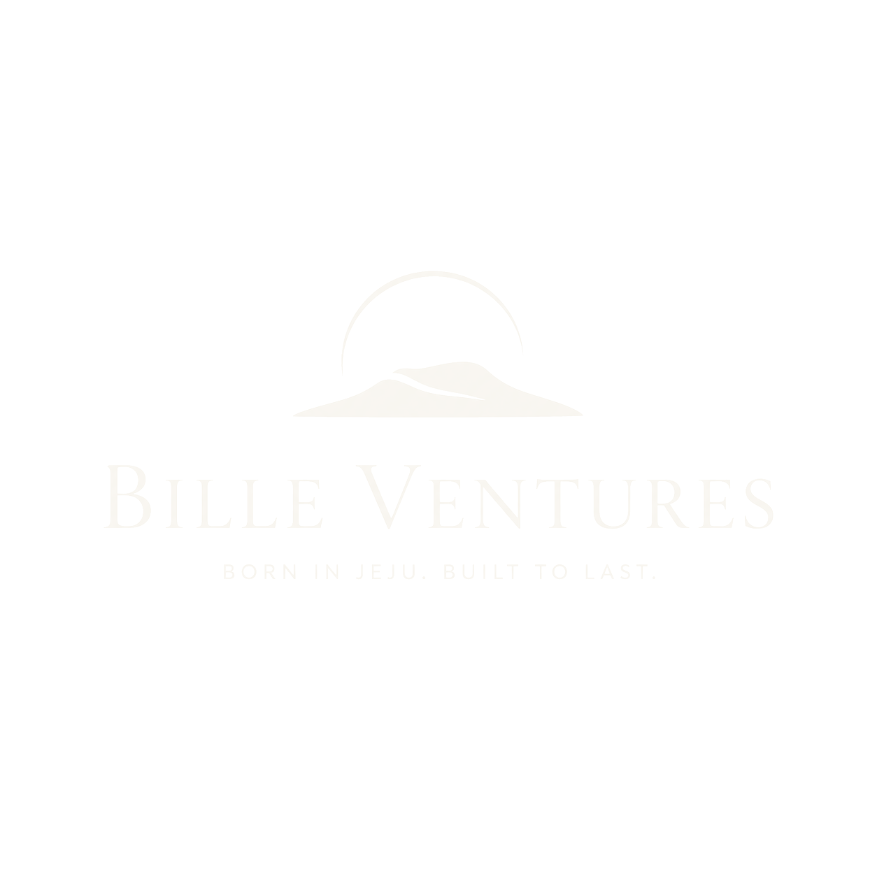 Bille Ventures — Born in Jeju. Built to last.